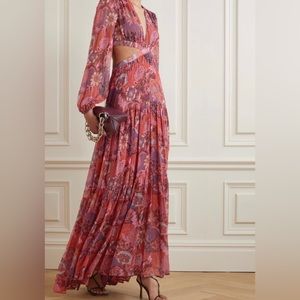 ALC Isabelle floral silk maxi dress